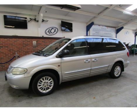 Make &amp; Model: Chrysler Grand Voyager CRDDate of Reg: YY03 MMXColour: Silvercc: 2499MoT: 30-09-2021Fuel Type: DIESELMileag