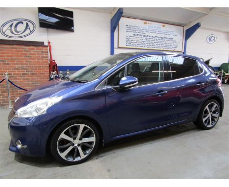 Make &amp; Model: Peugeot 208 Feline E-HDIDate of Reg: FY62 TZSColour: Bluecc: 1560MoT: 07-01-2022Fuel Type: DIESELMileage: 2