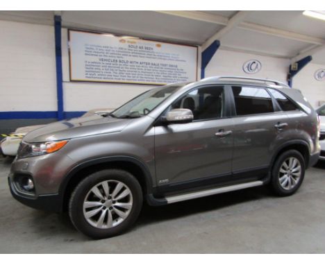 Make &amp; Model: Kia Sorento KX-3 CRDiDate of Reg: EX62 GPJColour: Silvercc: 2199MoT: 05-01-2022Fuel Type: DIESELMileage: 78