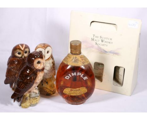 Scotch Malt Whisky Society (SMWS) gift set containing:  13 (DALMORE) Highland Scotch Malt Whisky 18.75cl 48% vol.; 42 (LEDAIG