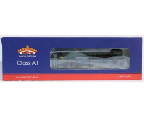 Bachmann branch-line OO gauge A1 Class Meg Merrilies locomotive and tender 60115 BR green, boxed, 32-558.