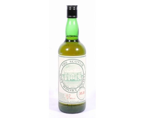 The Scotch Malt Whisky Society SMWS 33.11 ARDBEG 17 year old Islay single malt Scotch whisky, distilled July 1974 and bottled