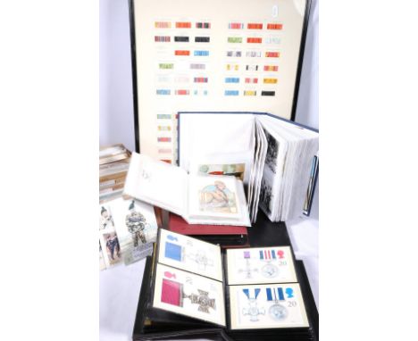 Lifetime collection of military, regimental and war interest ephemera and memorabilia comprising blown-up 1940s photographs o