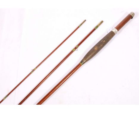 Hardy Brothers Ltd of Alnwick The Aydon Rod three piece in named cloth case. CONDITION REPORT: Item measures 258cm fully asse
