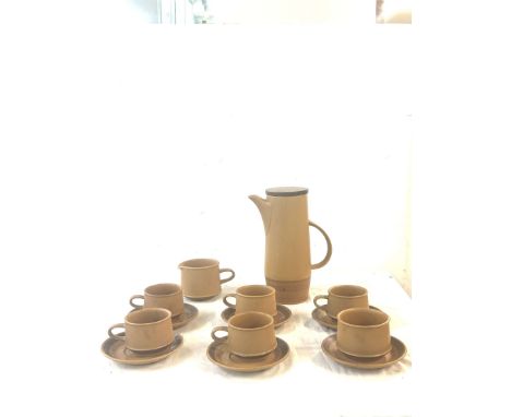 Vintage Purbeck pottery tea service 