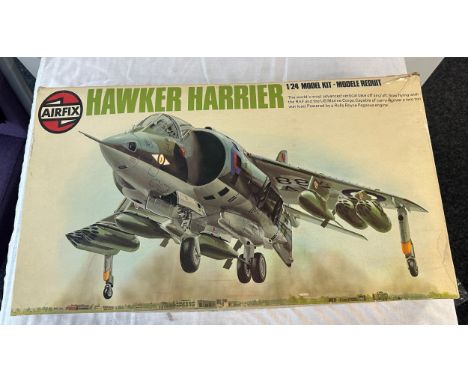 Vintage Airfix hawker harrier 1 /24 scale in original box