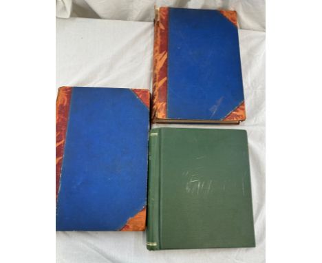 1901 volume 1 and 2 Navy and army illustrated books and a selection of stamps etc