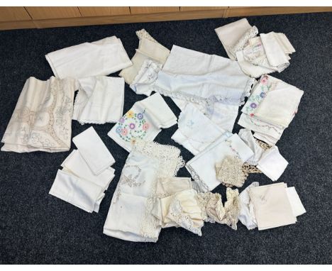 Large selection of vintage and later Linen 