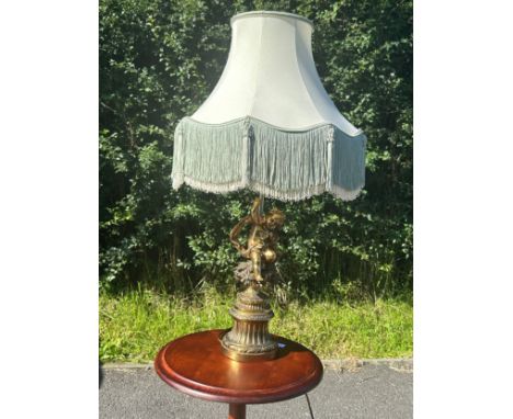 Brass table lamp 