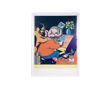 Eduardo Paolozzi(1924-2005)"Lots Of Pictures, Lots Of Fun", screenprint, edition 461/1000,65 x 52cms, frame 79 x 59cms.