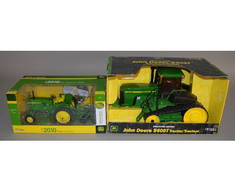 2 John Deere diecast models by Ertl, both are 1:16 scale and are boxed (2)