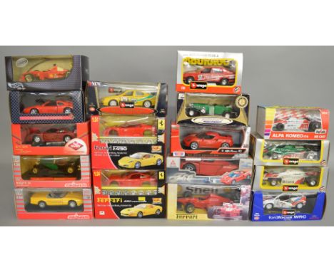 17 boxed diecast models 1:24 scale, which includes; Burago, Majorette etc (17).