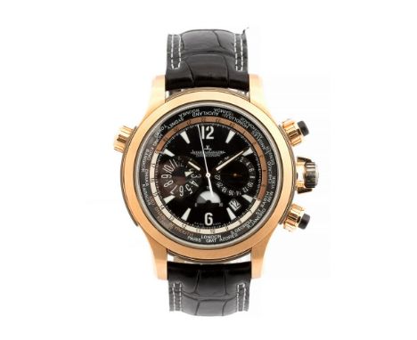 Jaeger Le Coultre, a rare circa 2010 18ct pink gold/titanium Jaeger Le Coutre Master Compressor Extreme World Chronograph wri