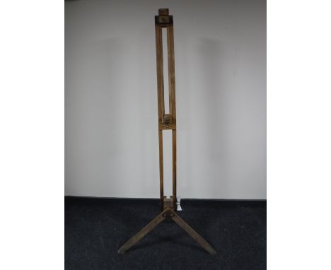 A large folding easel