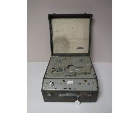 A British Ferrograph recorder, together with box containing a quantity of tapes 