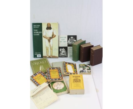 Small collection of vintage Cricket books