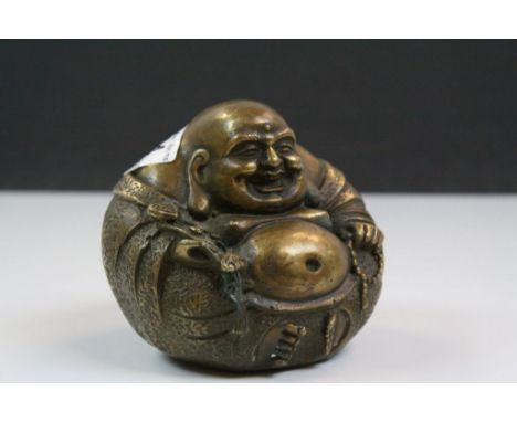 Chinese Happy Buddha, seal mark to base