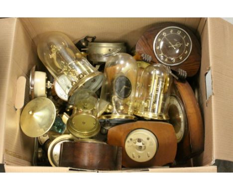 Large collection of vintage Clocks to include Mantle, Anniversary, Travel etc