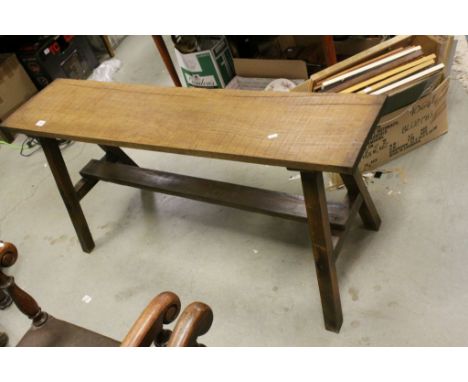 Oak and Pine Pig Bench