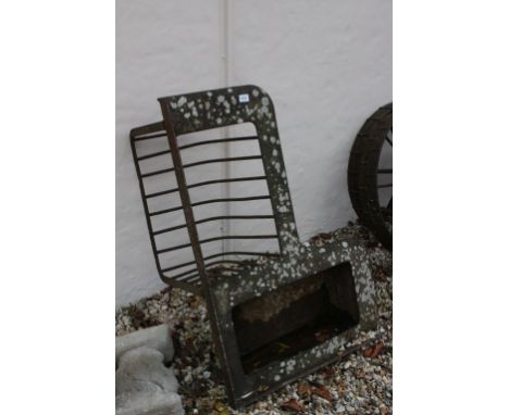 Vintage Iron Barn Hanging Water / Feed Trough, 115cms long