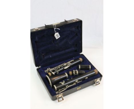 Vintage cased Elkhart Clarinet