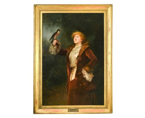 The Hon. John Maler Collier OBE RP ROI (British, 1850-1934) Portrait of the actress Ellen Terry, as Lucy Ashton, standing in 