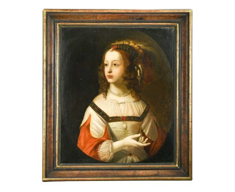 English School (17th-18th century) after Gerrit Van Honthorst Portrait of Sophia, Princess Palatine of the Rhine, later Elect