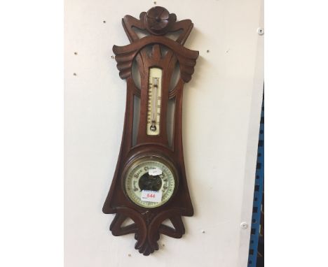 ART NOUVEAU BAROMETER