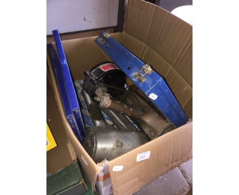 BOX OF TOOLS INC. 2 COMPRESSED AIR NAIL GUNS