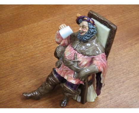 ROYAL DOULTON GLAZED CERAMIC FIGURE- THE FOAMING QUART, HN2162, APPROXIMATELY 14cm HIGH 