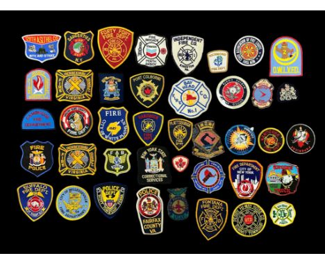 Collection of Emergency Service patches, predominantly Fire Brigade, with many American, to include; City of Coventry Fire Br