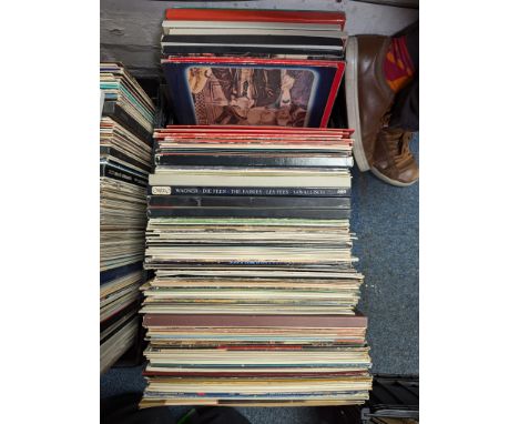 A large collection of vintage 20th century Classical music LP long play vinyl records. To include Aflred Brendell, Willi Bosk