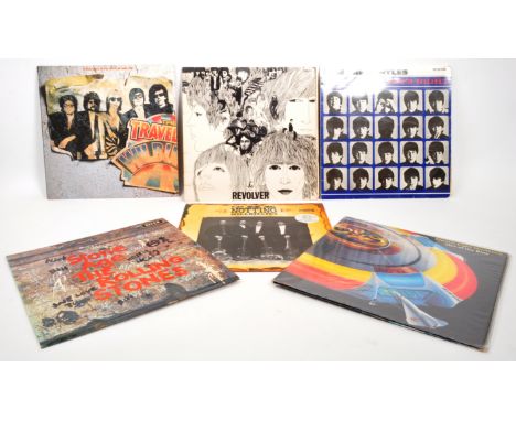 Vinyl Records - A collection of vintage 20th century LP long play vinyl records. To include The Beatles, Revolver, A Hard Day