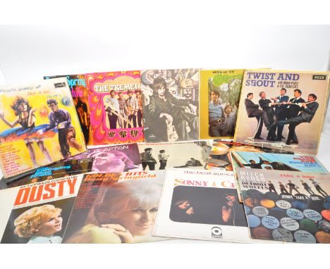 A collection of 20th century Rock and Pop music vinyl LP records. The collection to include examples such as Never a Dull Mom