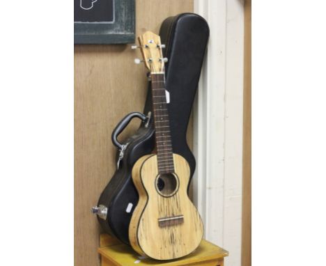 A Tanglewood love creek ukulele, in a hardwood case