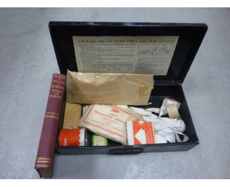 A Air Raid Precautions first aid kit 