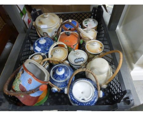16 ceramic jam pots
