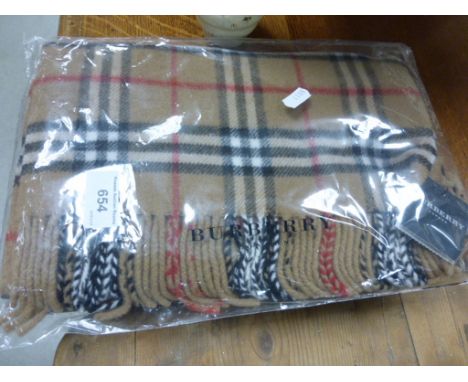 A unused Burberry scarf  