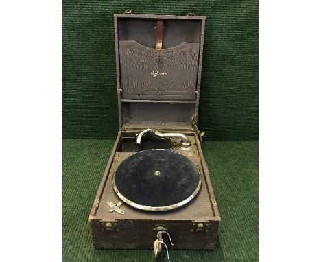 An early twentieth century table topped gramophone