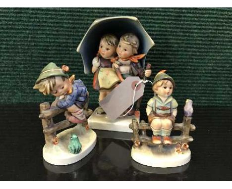 Three Hummel  figures - Wayside Harmony, etc 