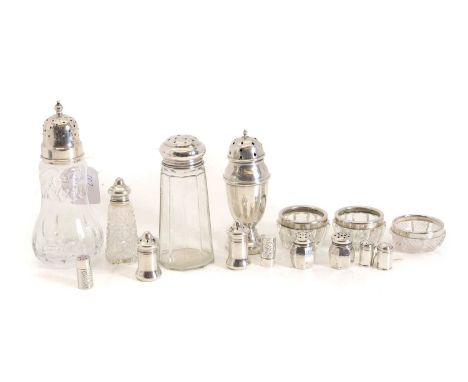 A silver sugar sifter, by A Davenport, Birmingham 1932, the pierced domed cover above conical body and circular foot, 13.3cm 
