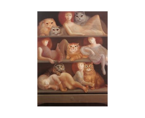 20th Cent. lithograph printed in colors - signed Leonor Fini || FINI LEONOR (1907 - 1996) kleurlitho n° Epreuve d'Artiste met