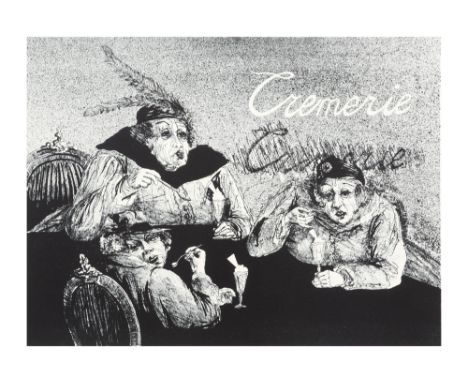 Jean Paul Govaerts signed lithograph - dated (19)78 || GOVAERTS JEAN PAUL litho n° 12/25 : "Cremerie"  -  33 x 44 getekend en