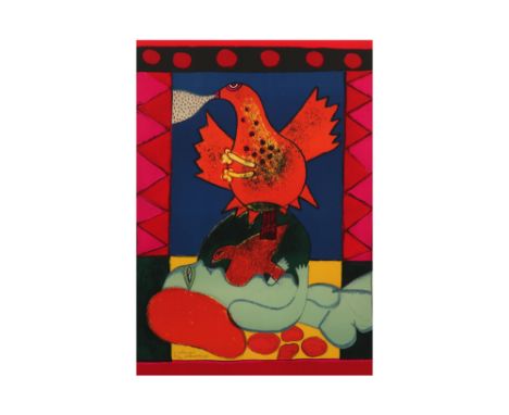 Corneille signed lithograph printed in colors dd 1976 || CORNEILLE (1922 - 2010) (1922 - 2010) kleurlitho n° 83/100 dd 1976 g