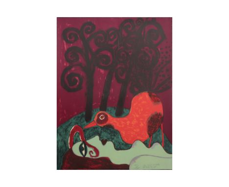 Corneille signed lithograph printed in colors dated 1975 || CORNEILLE (1922 - 2010) (1922 - 2010) kleurlitho n° 125/125 getit