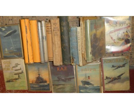 Various childrens' volumes and annuals including The Wonder Book for the Army; The Wonder Book of Aircraft; Boys and Girls Bo