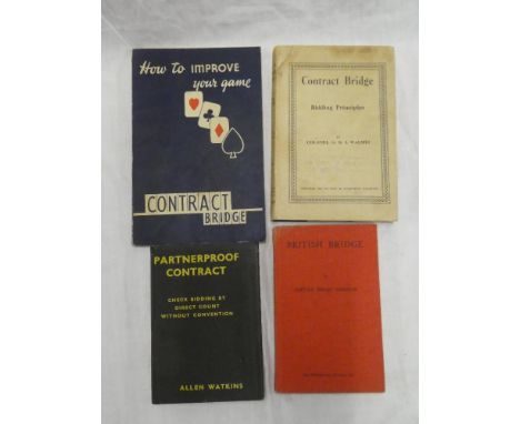 Kempson (E) British Bridge - Common Sense Principals of Bidding at Contract Bridge, first edition, 1935; Graham (HE) Contract