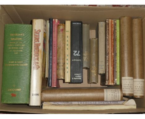 Various volumes including Yesterdays Shopping pub. Army and Navy Cooperative Society; The Works of Thomas Otway, three vols; 