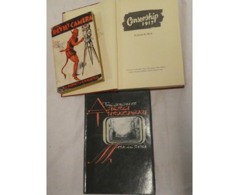 Burnett (RG) and Martell (ED) The Devils Camera 1932, dustjacket; Mock (JR) Censorship 1917 and one other together with The H