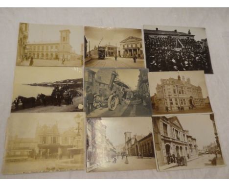 From the photographic archive of JC Burrow, photographer of Camborne - numerous early photographs of Camborne including stree